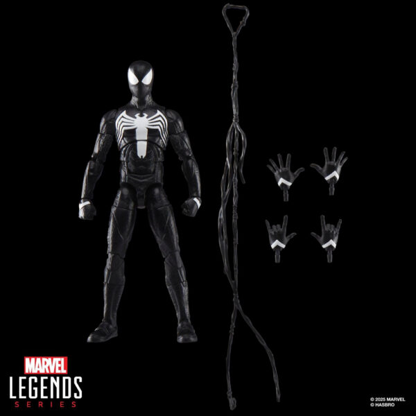 PREVENTA: Spider-Man Marvel Legends Series Gamerverse Peter Parker Black Suit Marvel´s Spider-man 2 - Imagen 5