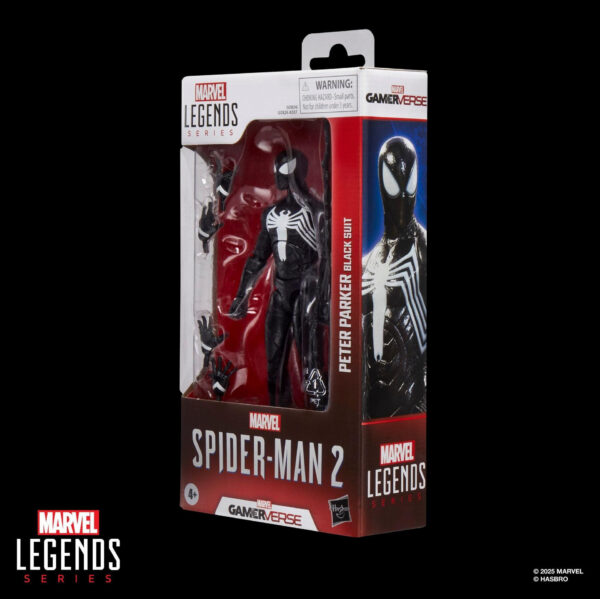 PREVENTA: Spider-Man Marvel Legends Series Gamerverse Peter Parker Black Suit Marvel´s Spider-man 2 - Imagen 13
