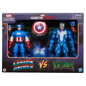 Marvel Legends Series Gamerverse Captain America vs. Venom
