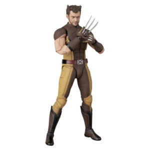 MAFEX WOLVERINE Traje marrón (DEADPOOL & WOLVERINE) Figura de acción